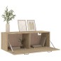 vidaXL Armario pared madera contrachapada roble Sonoma 100x36,5x35 cm vidaXL Armario pared madera contrachapada roble Sonoma 100x36,5x35 cm