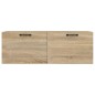 vidaXL Armario pared madera contrachapada roble Sonoma 100x36,5x35 cm vidaXL Armario pared madera contrachapada roble Sonoma 100x36,5x35 cm