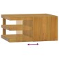 vidaXL Armario de baño de pared madera maciza de teca 60x45x30 cm vidaXL Armario de baño de pared madera maciza de teca 60x45x30 cm