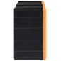 vidaXL Organizadores multicajones con 12 cajones 2 uds 26,5x16x26 cm vidaXL Organizadores multicajones con 12 cajones 2 uds 26,5x16x26 cm