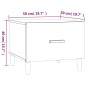 vidaXL Mesas de centro 2 uds madera ingeniería marrón roble 50x50x40cm vidaXL Mesas de centro 2 uds madera ingeniería marrón roble 50x50x40cm