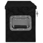 vidaXL Caja de aluminio negra 80x30x35 cm vidaXL Caja de aluminio negra 80x30x35 cm