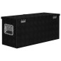 vidaXL Caja de aluminio negra 80x30x35 cm vidaXL Caja de aluminio negra 80x30x35 cm