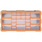 vidaXL Organizador multicajones con 22 cajones 49x16x25,5 cm vidaXL Organizador multicajones con 22 cajones 49x16x25,5 cm