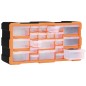vidaXL Organizador multicajones con 22 cajones 49x16x25,5 cm vidaXL Organizador multicajones con 22 cajones 49x16x25,5 cm