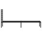 vidaXL Estructura de cama con cabecero metal negro 90x200 cm vidaXL Estructura de cama con cabecero metal negro 90x200 cm