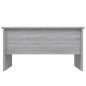 vidaXL Mesa de centro madera contrachapada gris Sonoma 80x50x42,5 cm