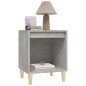 vidaXL Mesitas de noche 2 unidades gris hormigón 40x35x50 cm vidaXL Mesitas de noche 2 unidades gris hormigón 40x35x50 cm