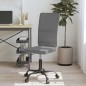 vidaXL Silla de oficina regulable en altura tela de malla gris vidaXL Silla de oficina regulable en altura tela de malla gris