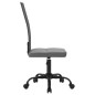 vidaXL Silla de oficina regulable en altura tela de malla gris vidaXL Silla de oficina regulable en altura tela de malla gris
