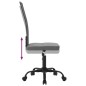 vidaXL Silla de oficina regulable en altura tela de malla gris vidaXL Silla de oficina regulable en altura tela de malla gris