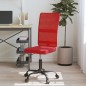 vidaXL Silla de oficina regulable en altura tela de malla rojo tinto vidaXL Silla de oficina regulable en altura tela de malla rojo tinto