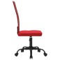 vidaXL Silla de oficina regulable en altura tela de malla rojo tinto vidaXL Silla de oficina regulable en altura tela de malla rojo tinto
