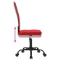vidaXL Silla de oficina regulable en altura tela de malla rojo tinto vidaXL Silla de oficina regulable en altura tela de malla rojo tinto