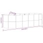 vidaXL Jardinera arriate acero recubrimiento polvo plata 249x100x68 cm vidaXL Jardinera arriate acero recubrimiento polvo plata 249x100x68 cm