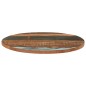 vidaXL Tablero de mesa redonda 70 cm 25-27 mm madera maciza reciclada