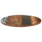 vidaXL Tablero de mesa redonda 70 cm 25-27 mm madera maciza reciclada