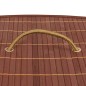 vidaXL Cesto para la ropa sucia de esquina bambú marrón 60 L vidaXL Cesto para la ropa sucia de esquina bambú marrón 60 L