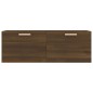 vidaXL Armario pared madera contrachapada marrón roble 100x36,5x35 cm vidaXL Armario pared madera contrachapada marrón roble 100x36,5x35 cm