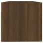 vidaXL Armario pared madera contrachapada marrón roble 100x36,5x35 cm vidaXL Armario pared madera contrachapada marrón roble 100x36,5x35 cm