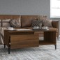 vidaXL Mesa de centro madera contrachapada marrón roble 90x50x36,5 cm vidaXL Mesa de centro madera contrachapada marrón roble 90x50x36,5 cm