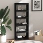 vidaXL Estantería/divisor de espacios madera pino negro 60x30x167,5 cm vidaXL Estantería/divisor de espacios madera pino negro 60x30x167,5 cm