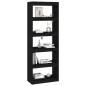 vidaXL Estantería/divisor de espacios madera pino negro 60x30x167,5 cm vidaXL Estantería/divisor de espacios madera pino negro 60x30x167,5 cm