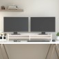 vidaXL Soporte para monitor madera maciza de pino blanco 100x24x16 cm vidaXL Soporte para monitor madera maciza de pino blanco 100x24x16 cm