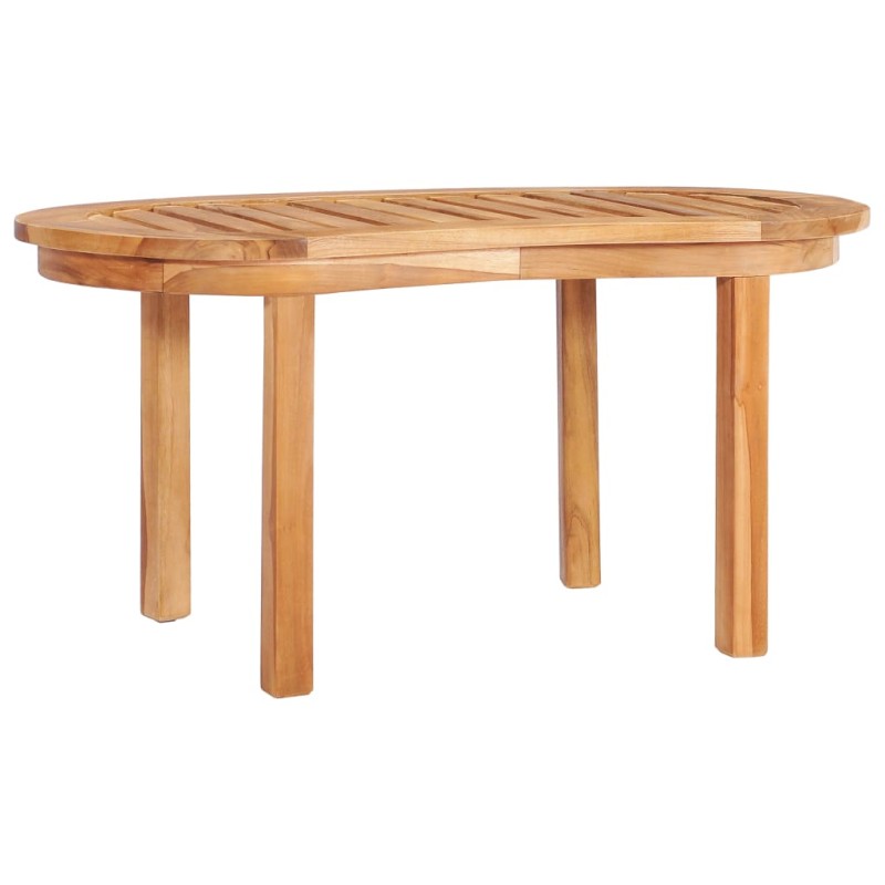 vidaXL Mesa de centro de madera maciza de teca 90x50x45 cm vidaXL Mesa de centro de madera maciza de teca 90x50x45 cm