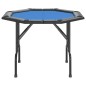 vidaXL Mesa de póquer plegable para 8 jugadores azul 108x108x75 cm vidaXL Mesa de póquer plegable para 8 jugadores azul 108x108x75 cm