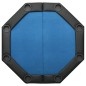 vidaXL Mesa de póquer plegable para 8 jugadores azul 108x108x75 cm vidaXL Mesa de póquer plegable para 8 jugadores azul 108x108x75 cm