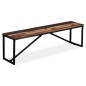 vidaXL Banco de madera maciza reciclada 160x35x45 cm vidaXL Banco de madera maciza reciclada 160x35x45 cm