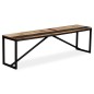 vidaXL Banco de madera maciza reciclada 160x35x45 cm vidaXL Banco de madera maciza reciclada 160x35x45 cm