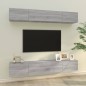 vidaXL Muebles de TV 4 piezas gris Sonoma 100x30x30 cm vidaXL Muebles de TV 4 piezas gris Sonoma 100x30x30 cm