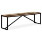vidaXL Banco de madera maciza reciclada 160x35x45 cm vidaXL Banco de madera maciza reciclada 160x35x45 cm