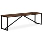 vidaXL Banco de madera maciza reciclada 160x35x45 cm vidaXL Banco de madera maciza reciclada 160x35x45 cm