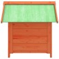 vidaXL Caseta para perros madera maciza de pino marrón 65x65x61,5 cm vidaXL Caseta para perros madera maciza de pino marrón 65x65x61,5 cm