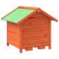 vidaXL Caseta para perros madera maciza de pino marrón 65x65x61,5 cm vidaXL Caseta para perros madera maciza de pino marrón 65x65x61,5 cm