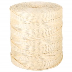 vidaXL Cuerda 100% sisal 2 mm 600 m