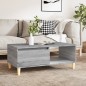 vidaXL Mesa de centro madera contrachapada gris Sonoma 90x50x36,5 cm vidaXL Mesa de centro madera contrachapada gris Sonoma 90x50x36,5 cm