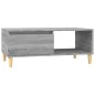 vidaXL Mesa de centro madera contrachapada gris Sonoma 90x50x36,5 cm vidaXL Mesa de centro madera contrachapada gris Sonoma 90x50x36,5 cm