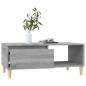vidaXL Mesa de centro madera contrachapada gris Sonoma 90x50x36,5 cm vidaXL Mesa de centro madera contrachapada gris Sonoma 90x50x36,5 cm