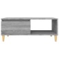 vidaXL Mesa de centro madera contrachapada gris Sonoma 90x50x36,5 cm vidaXL Mesa de centro madera contrachapada gris Sonoma 90x50x36,5 cm