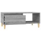 vidaXL Mesa de centro madera contrachapada gris Sonoma 90x50x36,5 cm vidaXL Mesa de centro madera contrachapada gris Sonoma 90x50x36,5 cm