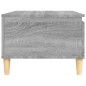 vidaXL Mesa de centro madera contrachapada gris Sonoma 90x50x36,5 cm vidaXL Mesa de centro madera contrachapada gris Sonoma 90x50x36,5 cm