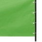 vidaXL Toldo pantalla para balcón tela oxford verde claro 140x240 cm vidaXL Toldo pantalla para balcón tela oxford verde claro 140x240 cm