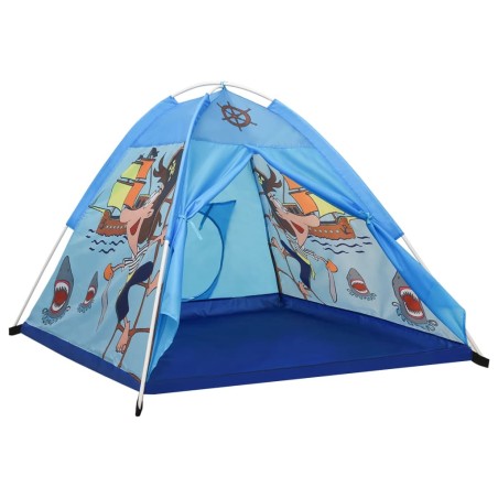 vidaXL Tienda de juegos para niños azul 120x120x90 cm