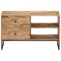 vidaXL Mueble para TV de madera de teca reciclada 90x30x55 cm