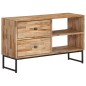 vidaXL Mueble para TV de madera de teca reciclada 90x30x55 cm