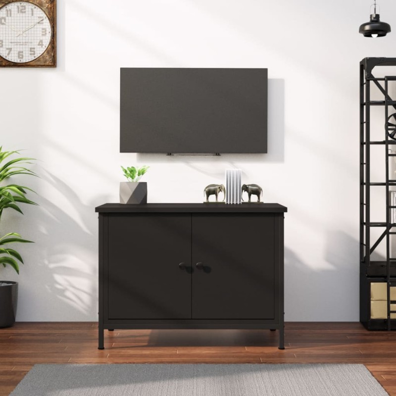 vidaXL Mueble de TV con puertas madera contrachapada 60x35x45 cm
